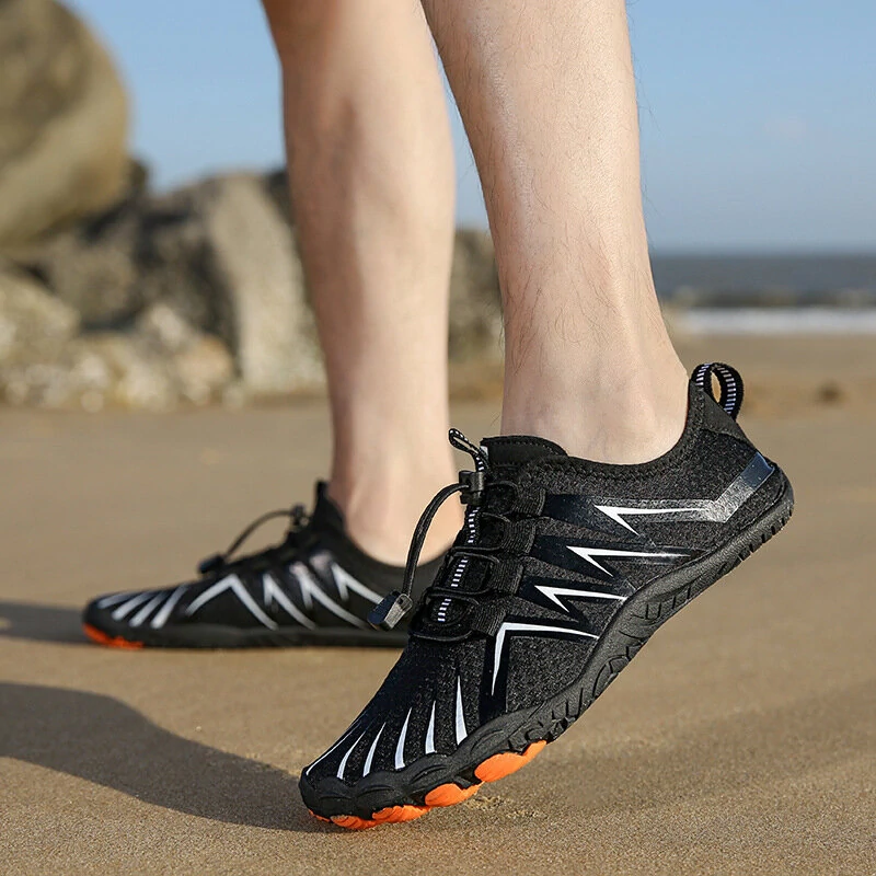 (image for) TENGOO Beach Wading Sandal Five Fingers Barefoot Design Quick Dry Soft Breathable Surf Fishing Fitness Water Sports Shoes